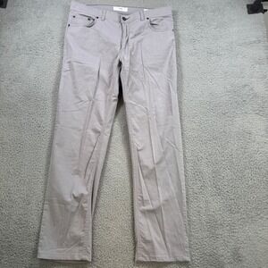 BRAX Cooper Fancy Regular Fit Chinos Light Gray Mens 36x31 Casual